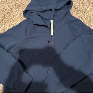lululemon oversized half zip scuba hoodie